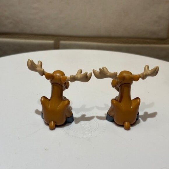 Cineplex Big Screen Buddy Moose Popcorn and Drink Figures Lot of 2 / 2" - Picture 5 of 6